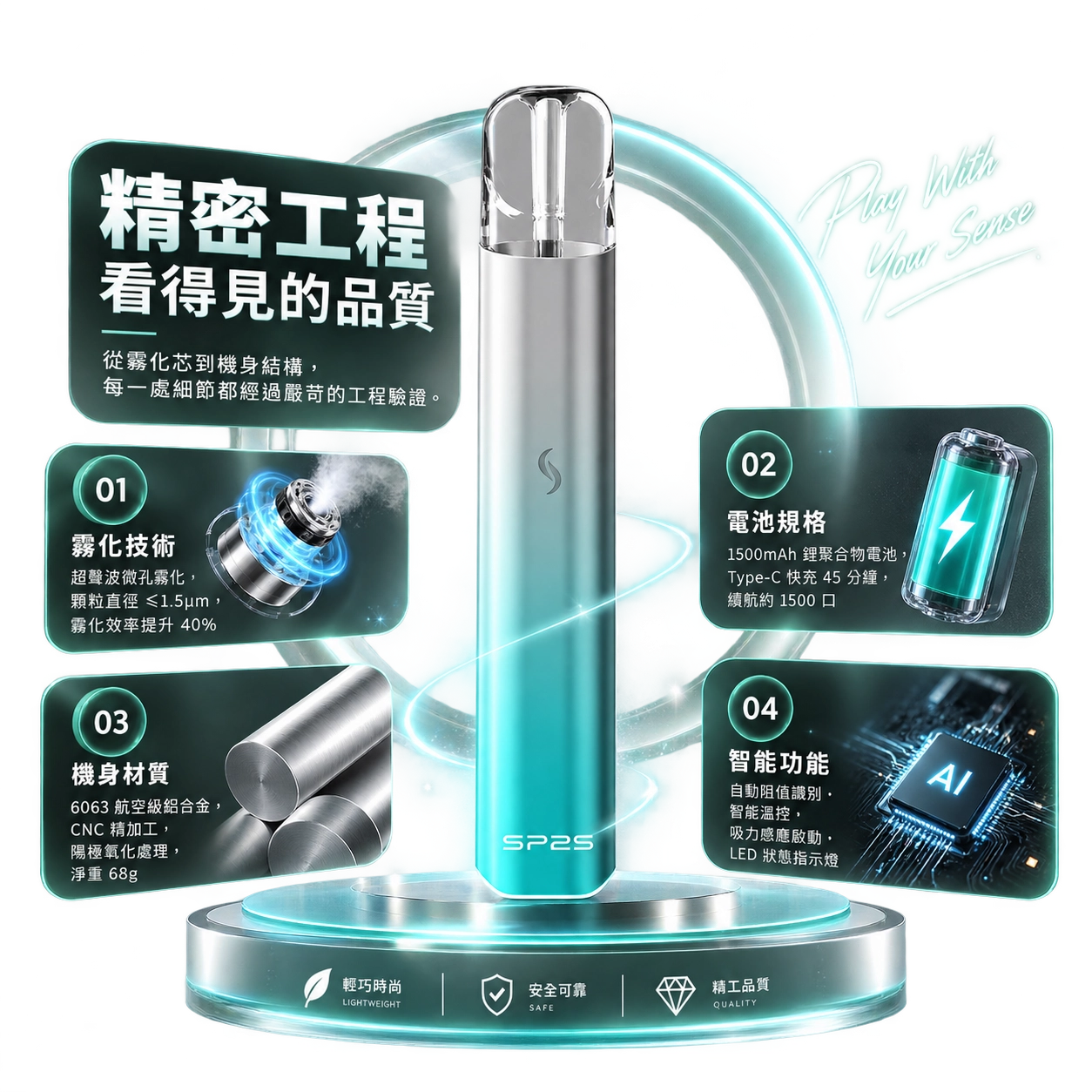 SP2 霧化主機內部結構圖